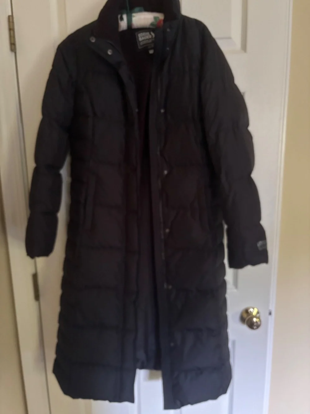 Eddie Bauer Long Down Parka Coat 650 Fill